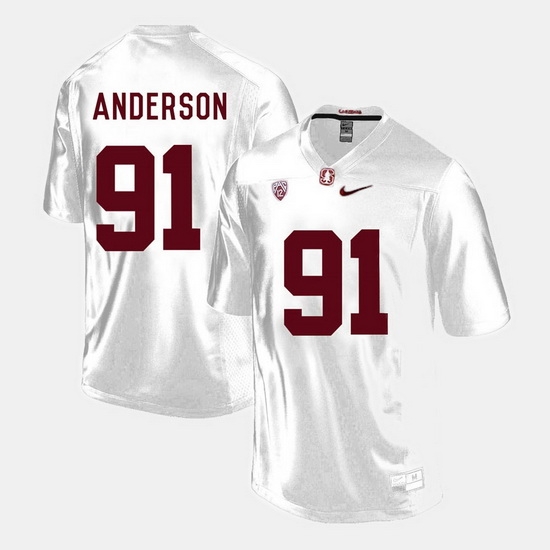 Men Stanford Cardinal Henry Anderson College Football White Jersey Men Stanford Cardinal Henry Anderson College Football White Jersey