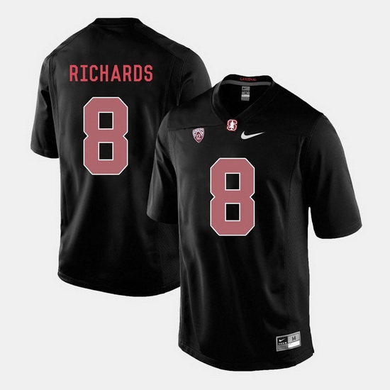 Men Stanford Cardinal Jordan Richards College Football Black Jersey Men Stanford Cardinal Jordan Richards College Football Black Jersey