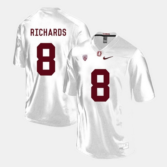Men Stanford Cardinal Jordan Richards College Football White Jersey Men Stanford Cardinal Jordan Richards College Football White Jersey
