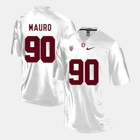 Men Stanford Cardinal Josh Mauro College Football White Jersey Men Stanford Cardinal Josh Mauro College Football White Jersey