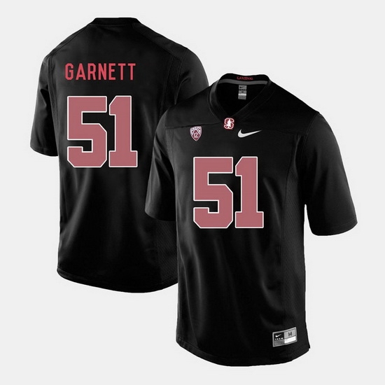 Men Stanford Cardinal Joshua Garnett College Football Black Jersey Men Stanford Cardinal Joshua Garnett College Football Black Jersey