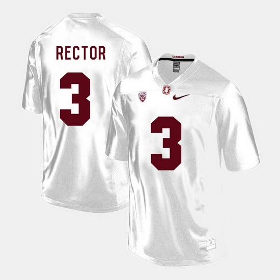 Men Stanford Cardinal Michael Rector College Football White Jersey Men Stanford Cardinal Michael Rector College Football White Jersey