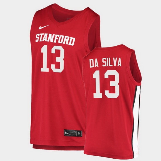 Men Stanford Cardinal Oscar Da Silva College Basketball Red 2020 21 Jersey Men Stanford Cardinal Oscar Da Silva College Basketball Red 2020 21 Jersey