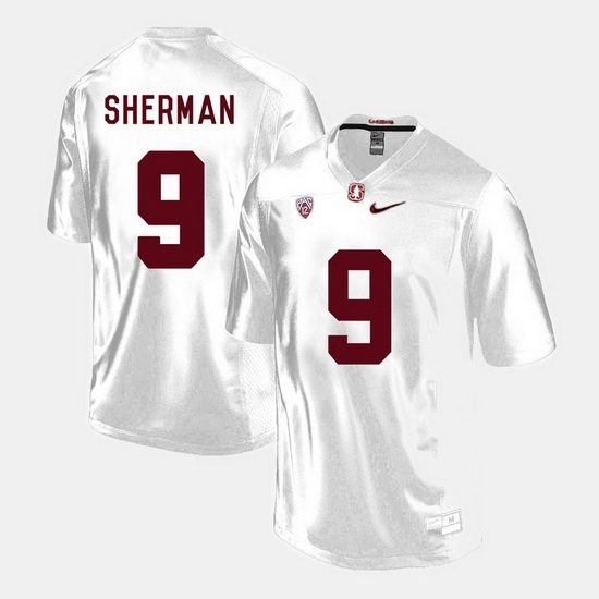 Men Stanford Cardinal Richard Sherman College Football White Jersey Men Stanford Cardinal Richard Sherman College Football White Jersey