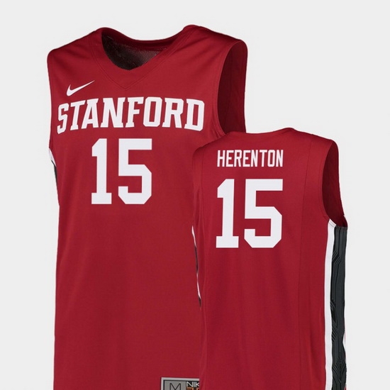 Men Stanford Cardinal Rodney Herenton Red Replica College Basketball Jersey Men Stanford Cardinal Rodney Herenton Red Replica College Basketball Jersey