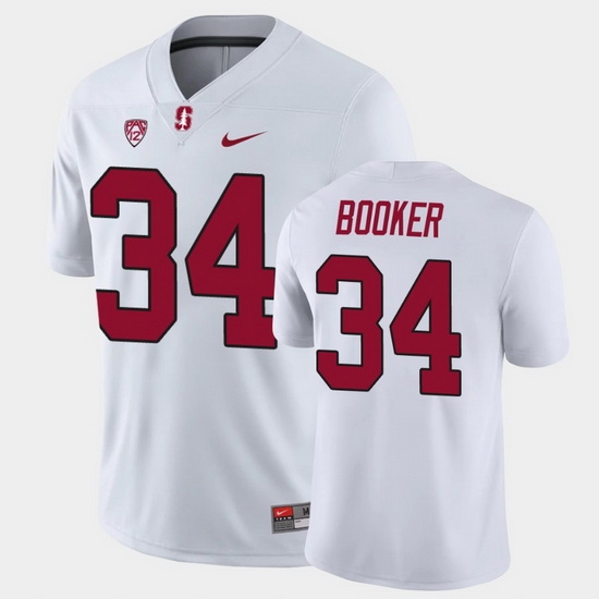 Men Stanford Cardinal Thomas Booker Game White College Football Jersey Men Stanford Cardinal Thomas Booker Game White College Football Jersey