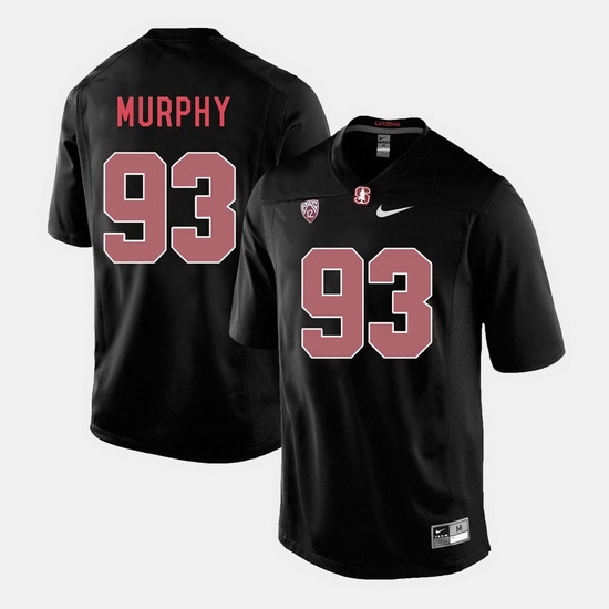 Men Stanford Cardinal Trent Murphy College Football Black Jersey Men Stanford Cardinal Trent Murphy College Football Black Jersey