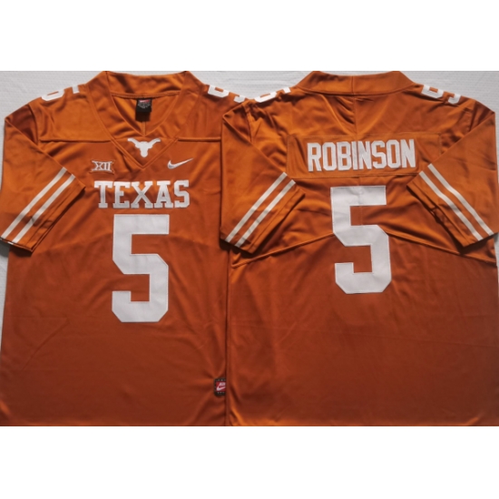 Men Nike Texas Longhorns #5 Bijan Robinson Nike NCAA Stitched Orange Football Jersey Men Nike Texas Longhorns #5 Bijan Robinson Nike NCAA Stitched Orange Football Jersey