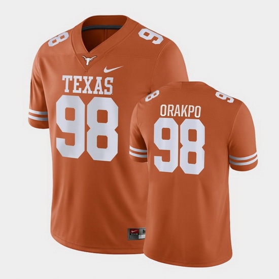 Texas Longhorns Brian Orakpo Orange Game Men'S Jersey Texas Longhorns Brian Orakpo Orange Game Men'S Jersey