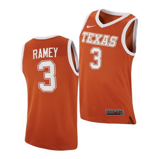 Texas Longhorns Courtney Ramey Orange Replica Texas Longhorns Jersey Texas Longhorns Courtney Ramey Orange Replica Texas Longhorns Jersey