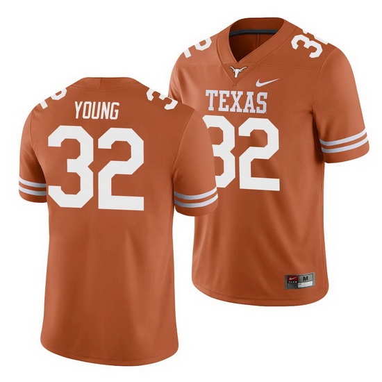 Texas Longhorns Daniel Young Texas Orange College Football Men'S Jersey Texas Longhorns Daniel Young Texas Orange College Football Men'S Jersey