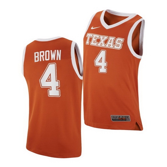 Texas Longhorns Greg Brown Orange Replica Texas Longhorns Jersey Texas Longhorns Greg Brown Orange Replica Texas Longhorns Jersey