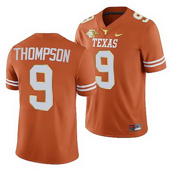 Texas Longhorns Josh Thompson Orange 2021 Red River Showdown Men Jersey Texas Longhorns Josh Thompson Orange 2021 Red River Showdown Men Jersey
