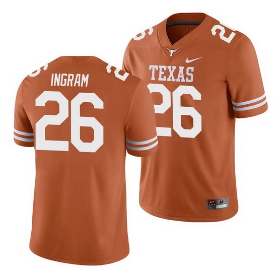 Texas Longhorns Keaontay Ingram Texas Orange College Football Men'S Jersey Texas Longhorns Keaontay Ingram Texas Orange College Football Men'S Jersey