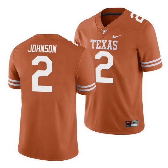 Texas Longhorns Roschon Johnson Texas Orange College Football Men'S Jersey Texas Longhorns Roschon Johnson Texas Orange College Football Men'S Jersey