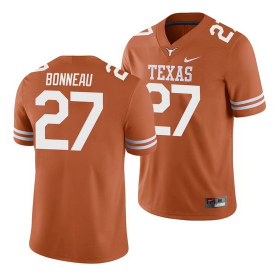 Texas Longhorns Skyler Bonneau Texas Orange College Football Men'S Jersey Texas Longhorns Skyler Bonneau Texas Orange College Football Men'S Jersey