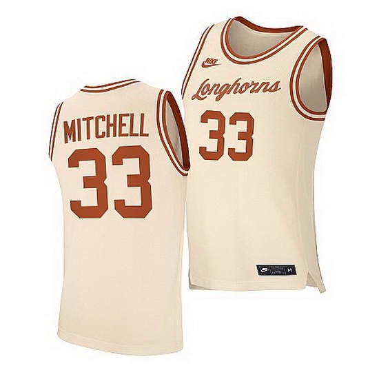 Texas Longhorns Tre Mitchell White Retro 2021 Top Transfers Jersey Texas Longhorns Tre Mitchell White Retro 2021 Top Transfers Jersey