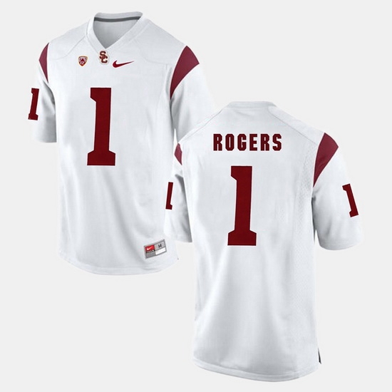 Men Usc Trojans Darreus Rogers Pac 12 Game White Jersey Men Usc Trojans Darreus Rogers Pac 12 Game White Jersey
