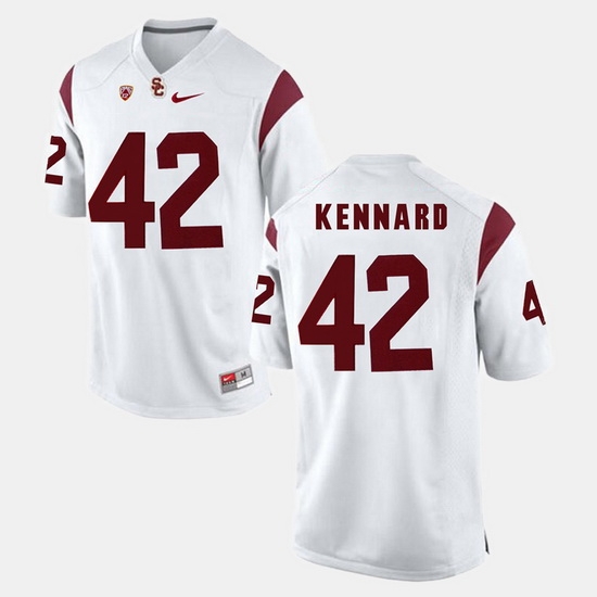 Men Usc Trojans Devon Kennard Pac 12 Game White Jersey Men Usc Trojans Devon Kennard Pac 12 Game White Jersey