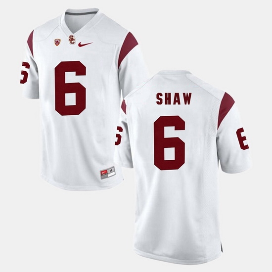 Men Usc Trojans Josh Shaw Pac 12 Game White Jersey Men Usc Trojans Josh Shaw Pac 12 Game White Jersey