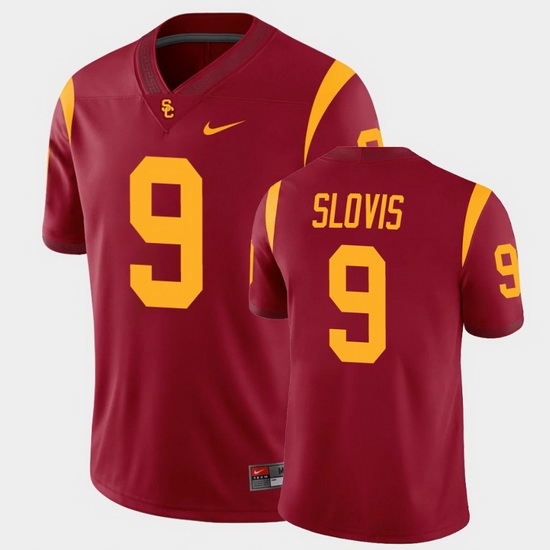 Men Usc Trojans Kedon Slovis College Football Cardinal Alumni Player Game Jersey Men Usc Trojans Kedon Slovis College Football Cardinal Alumni Player Game Jersey