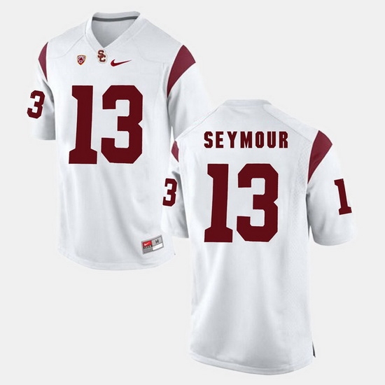 Men Usc Trojans Kevon Seymour Pac 12 Game White Jersey Men Usc Trojans Kevon Seymour Pac 12 Game White Jersey