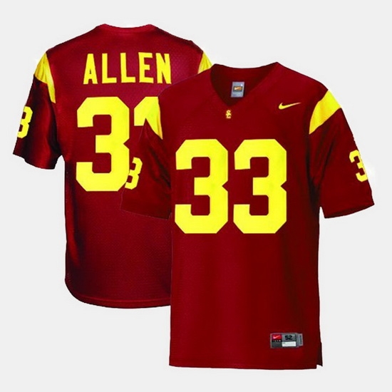 Men Usc Trojans Marcus Allen College Football Red Jersey Men Usc Trojans Marcus Allen College Football Red Jersey