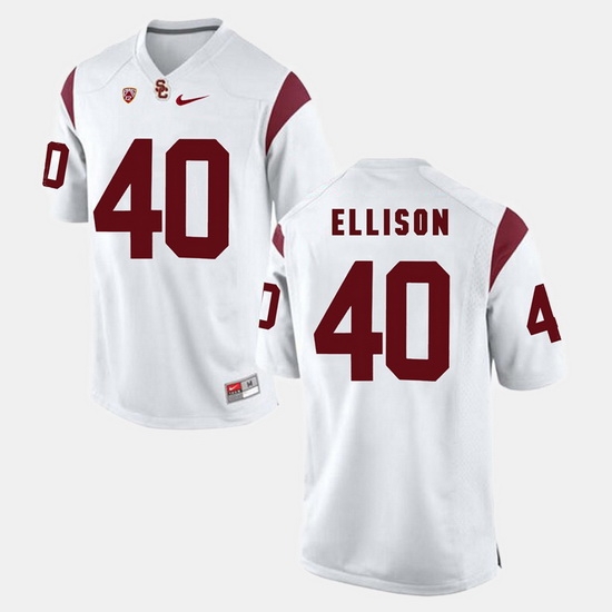 Men Usc Trojans Rhett Ellison Pac 12 Game White Jersey Men Usc Trojans Rhett Ellison Pac 12 Game White Jersey