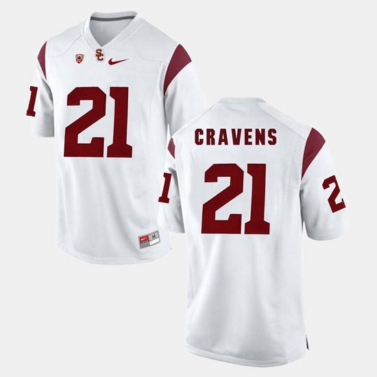 Men Usc Trojans Su'A Cravens Pac 12 Game White Jersey Men Usc Trojans Su'A Cravens Pac 12 Game White Jersey