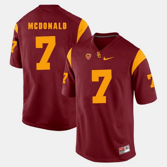 Men Usc Trojans T.J. Mcdonald Pac 12 Game Red Jersey Men Usc Trojans T.J. Mcdonald Pac 12 Game Red Jersey