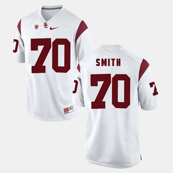 Men Usc Trojans Tyron Smith Pac 12 Game White Jersey Men Usc Trojans Tyron Smith Pac 12 Game White Jersey