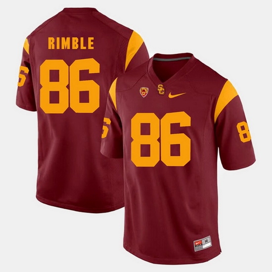 Men Usc Trojans Xavier Grimble Pac 12 Game Red Jersey Men Usc Trojans Xavier Grimble Pac 12 Game Red Jersey
