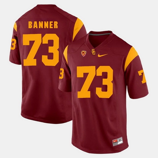 Men Usc Trojans Zach Banner Pac 12 Game Red Jersey Men Usc Trojans Zach Banner Pac 12 Game Red Jersey
