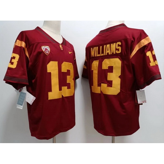 Men's Nike USC Trojans Caleb Williams Game Cardinal Red Football Jersey Men's Nike USC Trojans Caleb Williams Game Cardinal Red Football Jersey