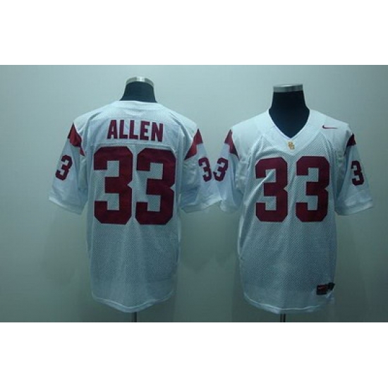 Trojans #33 Marcus Allen White Embroidered NCAA Jersey Trojans #33 Marcus Allen White Embroidered NCAA Jersey