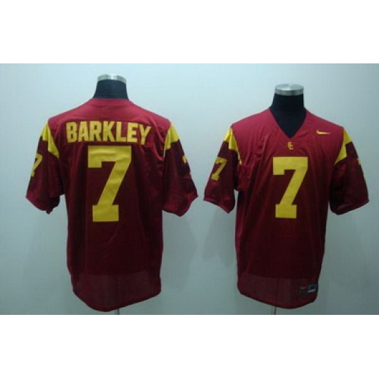 Trojans #7 Matt Barkley Red Embroidered NCAA Jersey Trojans #7 Matt Barkley Red Embroidered NCAA Jersey