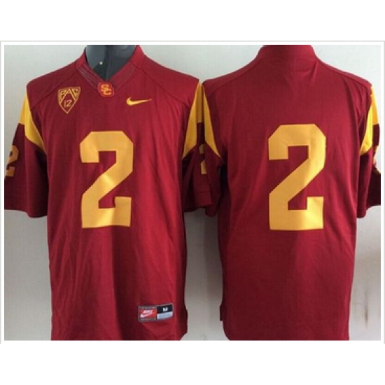 USC Trojans #2 Robert Woods Red Stitched NCAA Jersey USC Trojans #2 Robert Woods Red Stitched NCAA Jersey