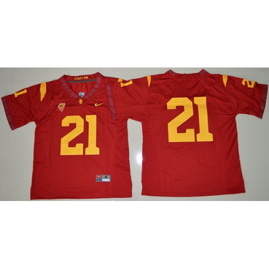 USC Trojans #21 Red College Football Jersey USC Trojans #21 Red College Football Jersey