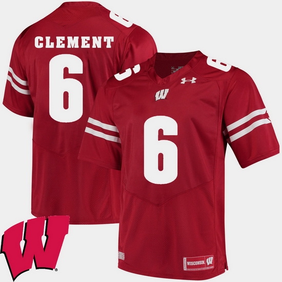 Men Wisconsin Badgers Corey Clement Red Alumni Football Game Ncaa 2018 Jersey Men Wisconsin Badgers Corey Clement Red Alumni Football Game Ncaa 2018 Jersey