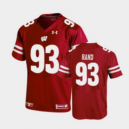 Men Wisconsin Badgers Garrett Rand Replica Red Football Jersey Men Wisconsin Badgers Garrett Rand Replica Red Football Jersey
