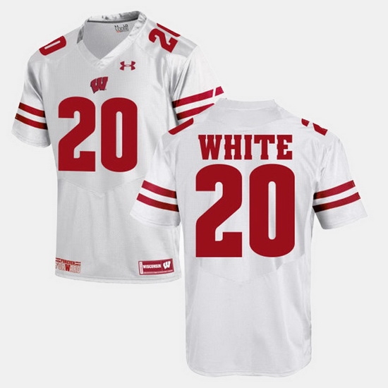 Men Wisconsin Badgers James White Alumni Football Game White Jersey Men Wisconsin Badgers James White Alumni Football Game White Jersey