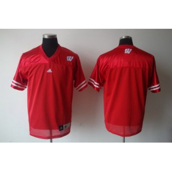 NCAA Wisconsin Badgers Blank Red Jersey NCAA Wisconsin Badgers Blank Red Jersey