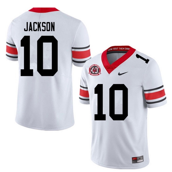 2020 Men #10 Kearis Jackson Georgia Bulldogs 1980 National Champions 40th Anniversary College Footba 2020 Men #10 Kearis Jackson Georgia Bulldogs 1980 National Champions 40th Anniversary College Footba