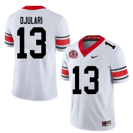 2020 Men #13 Azeez Ojulari Georgia Bulldogs 1980 National Champions 40th Anniversary College Footbal 2020 Men #13 Azeez Ojulari Georgia Bulldogs 1980 National Champions 40th Anniversary College Footbal