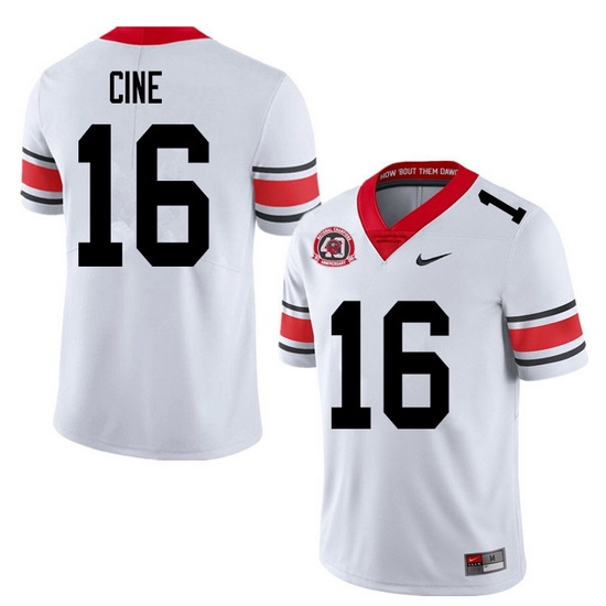 2020 Men #16 Lewis Cine Georgia Bulldogs 1980 National Champions 40th Anniversary College Football 2020 Men #16 Lewis Cine Georgia Bulldogs 1980 National Champions 40th Anniversary College Football
