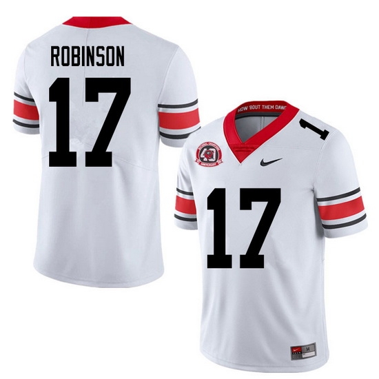 2020 Men #17 Justin Robinson Georgia Bulldogs 1980 National Champions 40th Anniversary College Footb 2020 Men #17 Justin Robinson Georgia Bulldogs 1980 National Champions 40th Anniversary College Footb