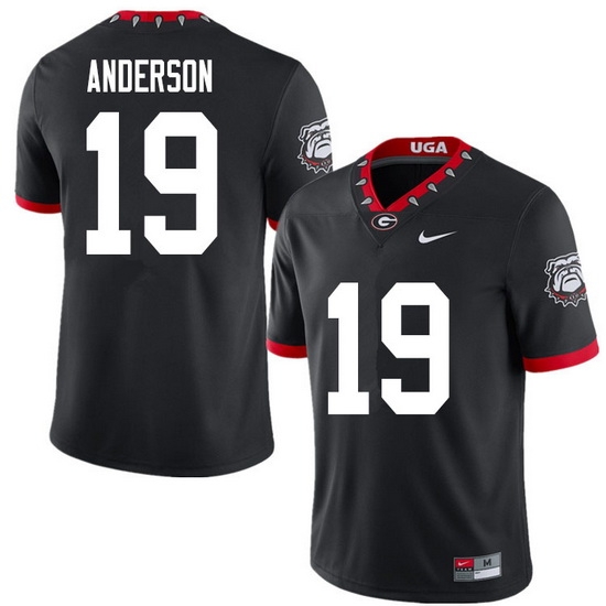 2020 Men #19 Adam Anderson Georgia Bulldogs Mascot 100th Anniversary College Football Jerseys Sale-B 2020 Men #19 Adam Anderson Georgia Bulldogs Mascot 100th Anniversary College Football Jerseys Sale-B