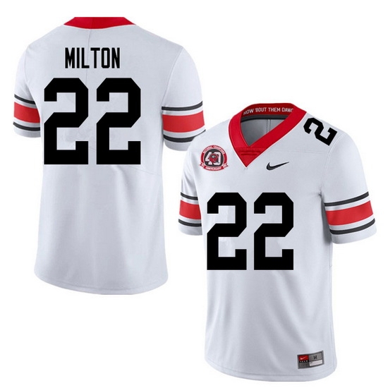2020 Men #22 Kendall Milton Georgia Bulldogs 1980 National Champions 40th Anniversary College Footba 2020 Men #22 Kendall Milton Georgia Bulldogs 1980 National Champions 40th Anniversary College Footba