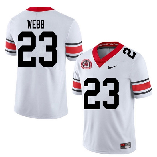 2020 Men #23 Mark Webb Georgia Bulldogs 1980 National Champions 40th Anniversary College Football 2020 Men #23 Mark Webb Georgia Bulldogs 1980 National Champions 40th Anniversary College Football