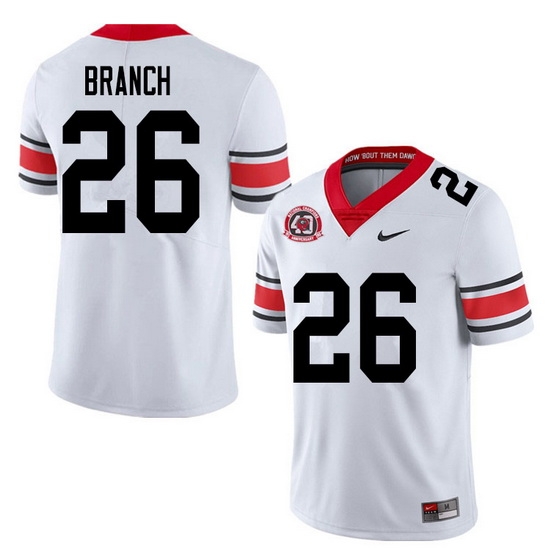 2020 Men #26 Daran Branch Georgia Bulldogs 1980 National Champions 40th Anniversary College Football 2020 Men #26 Daran Branch Georgia Bulldogs 1980 National Champions 40th Anniversary College Football